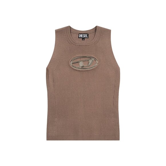 Brown Vest With Diesel Logo - Picture 1 of 8